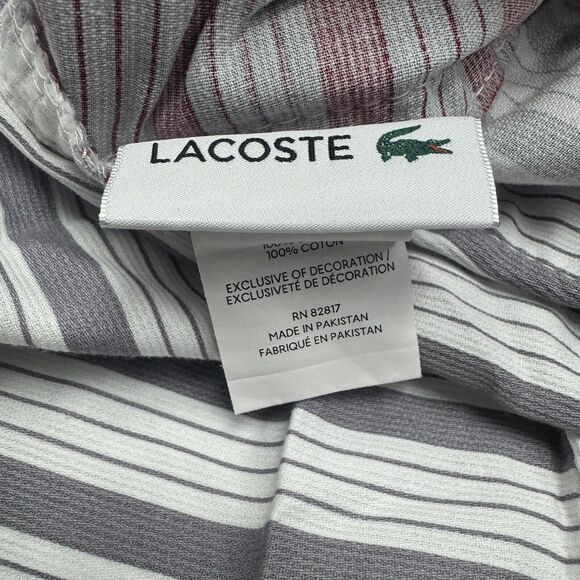 Lacoste Home King 3PC Milady Reversible Duvet Cover And Shams Set - Picture 9 of 11